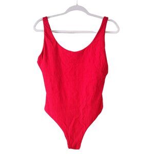 Andie Swim x Mindy Kaling One-Piece Swimsuit | The Amalfi in Cherry Red